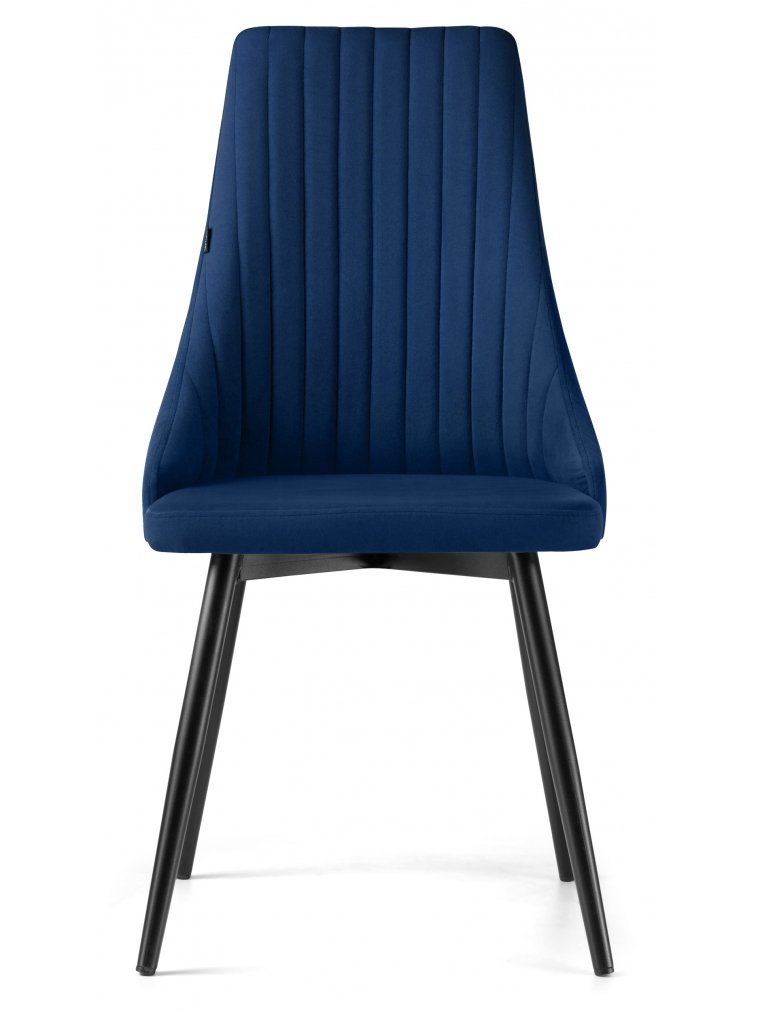 Стул на металлокаркасе Нараян velutto 26 / черный