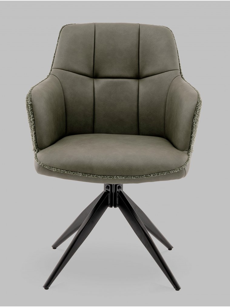 Стул на металлокаркасе Мейя зеленый