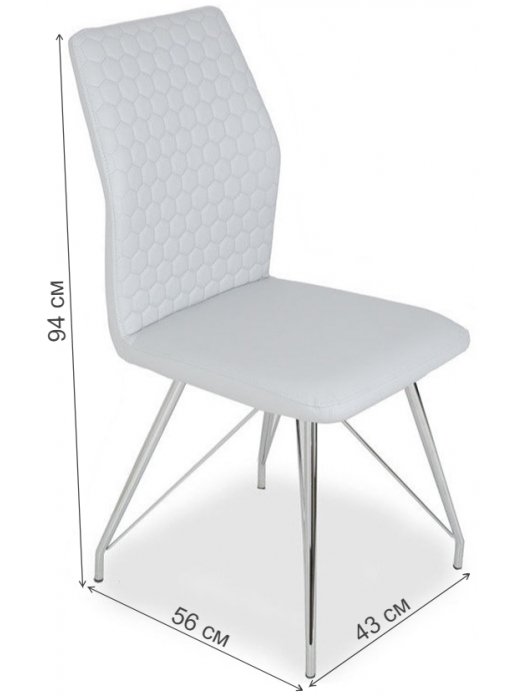 Стул на металлокаркасе LH-10 grey (98tp)