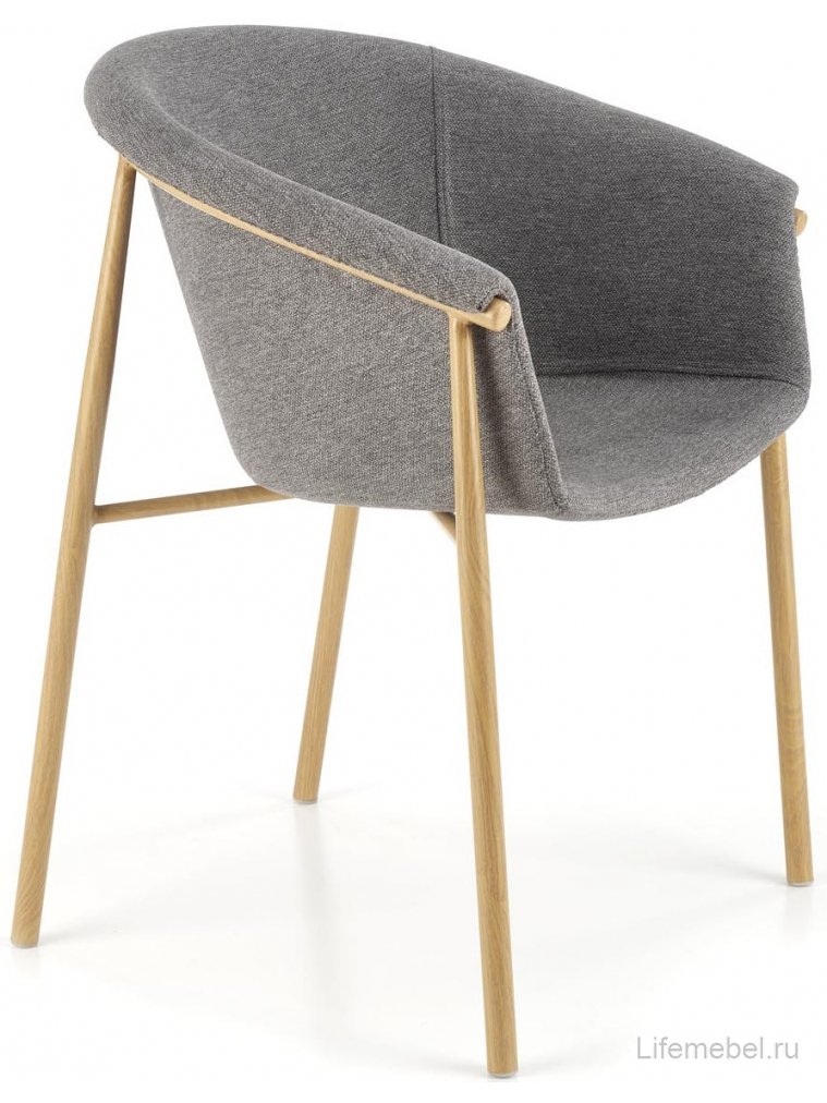 Стул на металлокаркасе Ниб серый