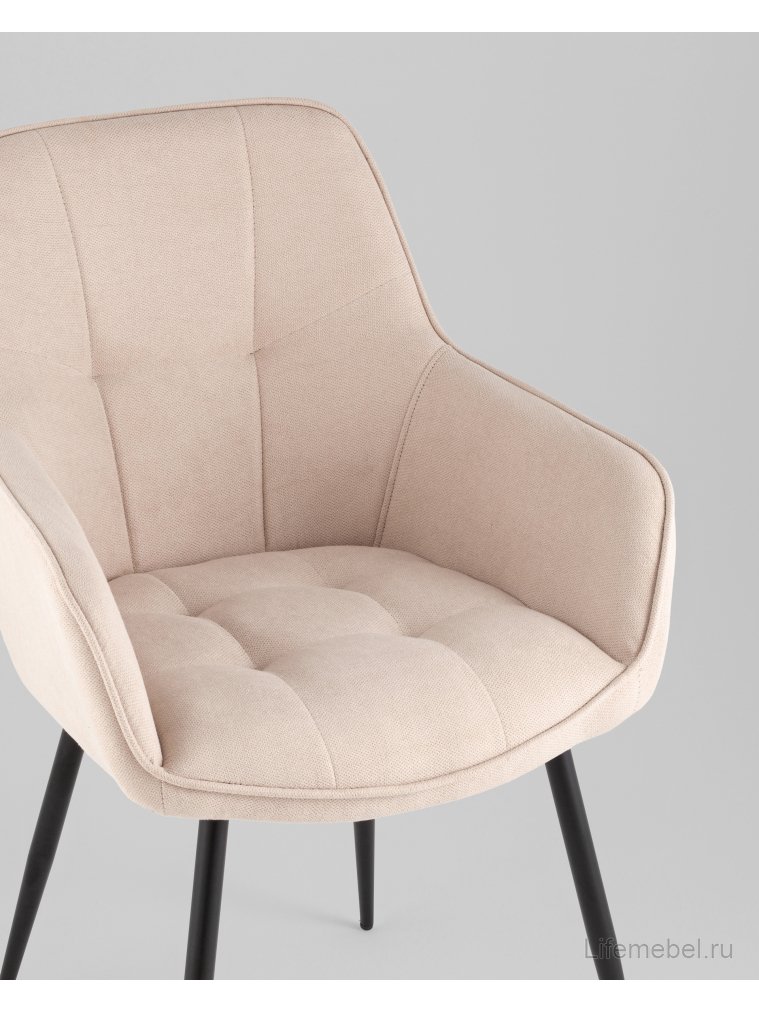 Стул на металлокаркасе Сиа бежевый