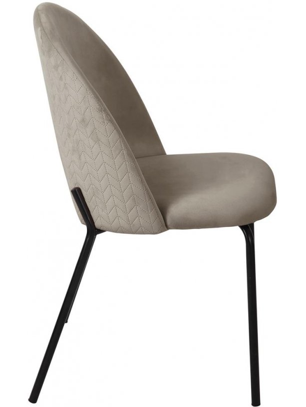 Стул на металлокаркасе Olivia латте