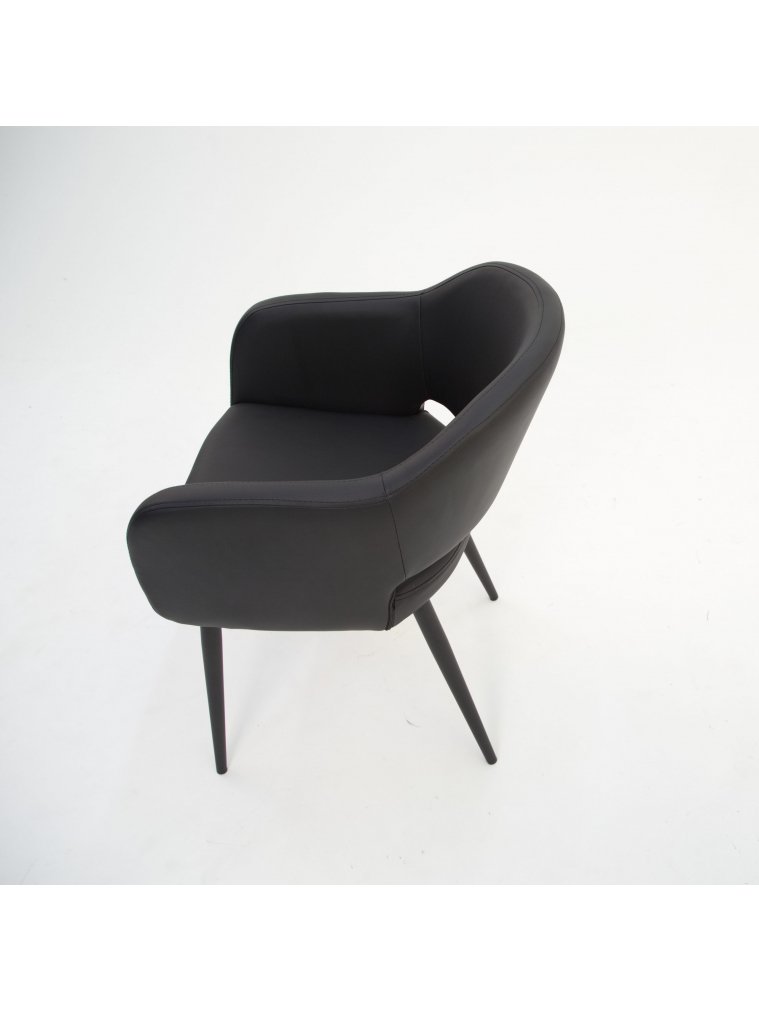 Стул на металлокаркасе Пичч чёрный