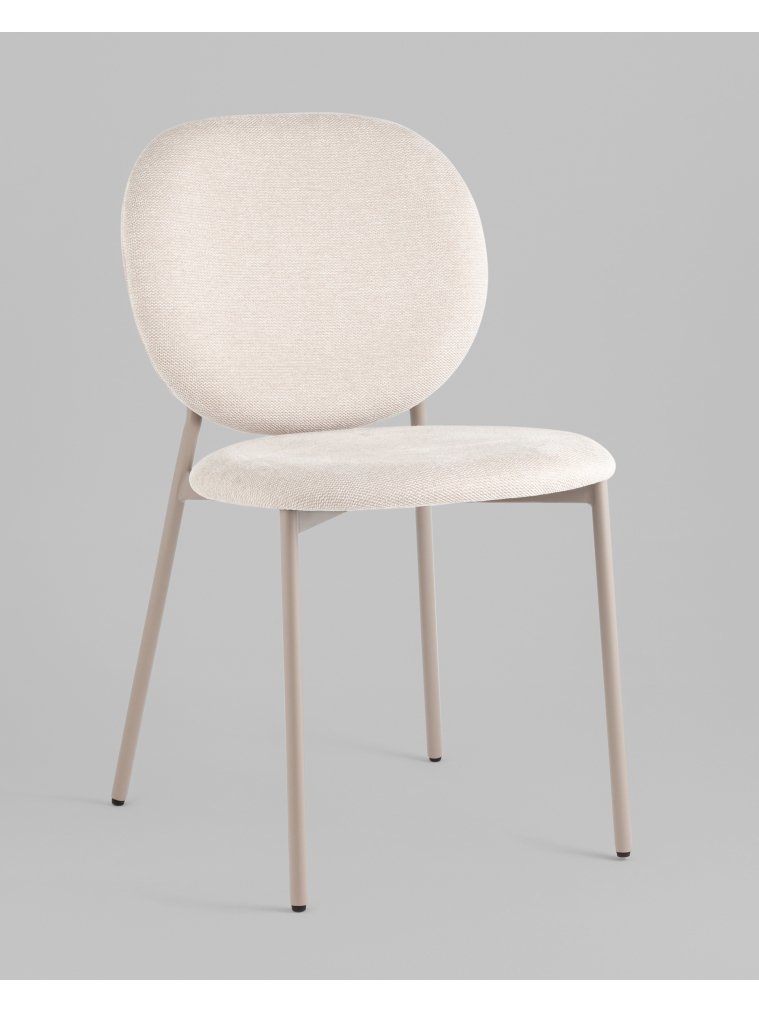 Стул на металлокаркасе Пио бежевый