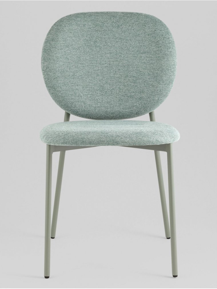 Стул на металлокаркасе Пио зеленый