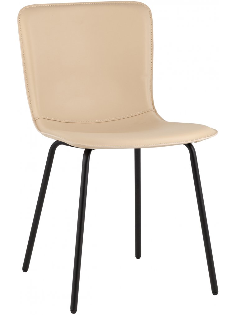 Стул на металлокаркасе Pluto бежевый