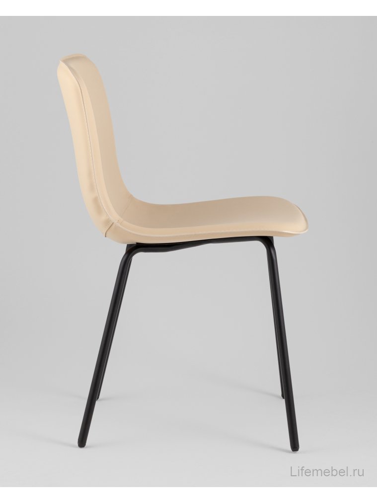 Стул на металлокаркасе Pluto бежевый