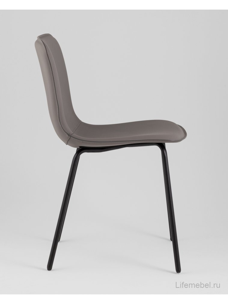 Стул на металлокаркасе Pluto серый