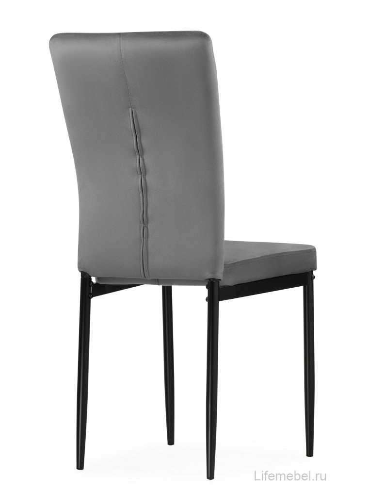 Стул на металлокаркасе Rek dark gray / black