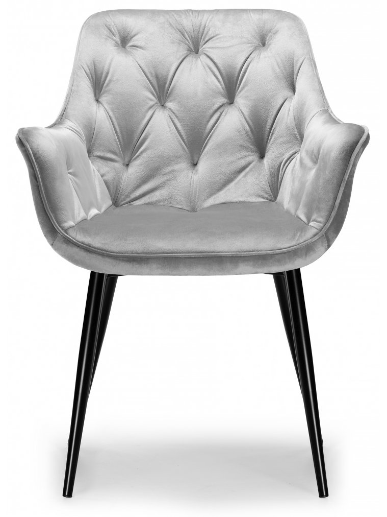 Стул на металлокаркасе Remo light gray