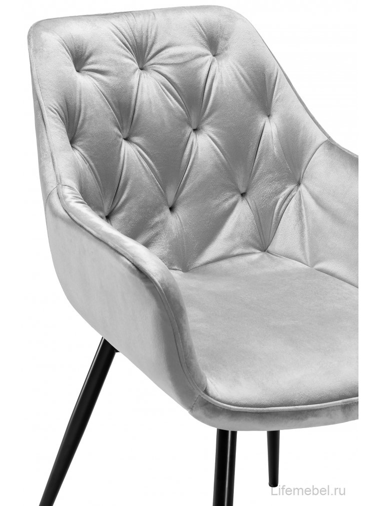 Стул на металлокаркасе Remo light gray