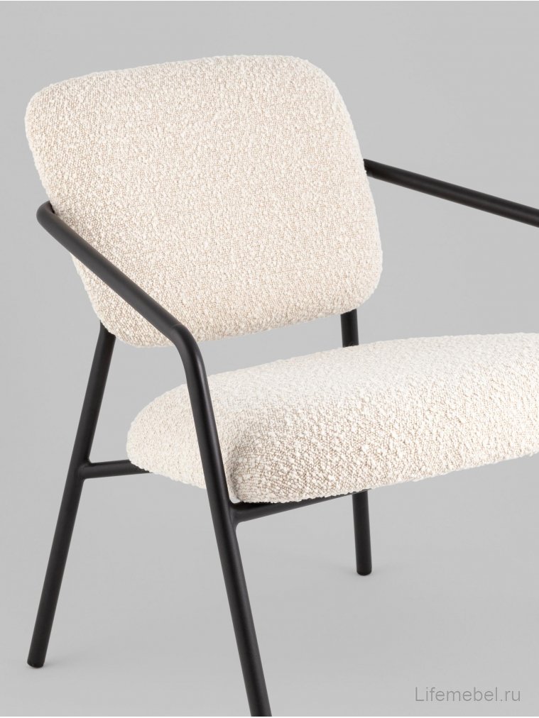 Стул на металлокаркасе Ронелл, белый