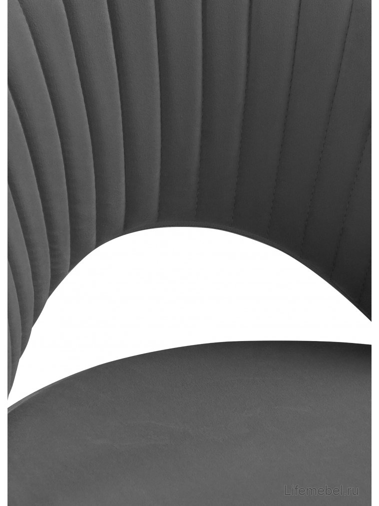 Стул на металлокаркасе Сандвикен velutto 32 / черный