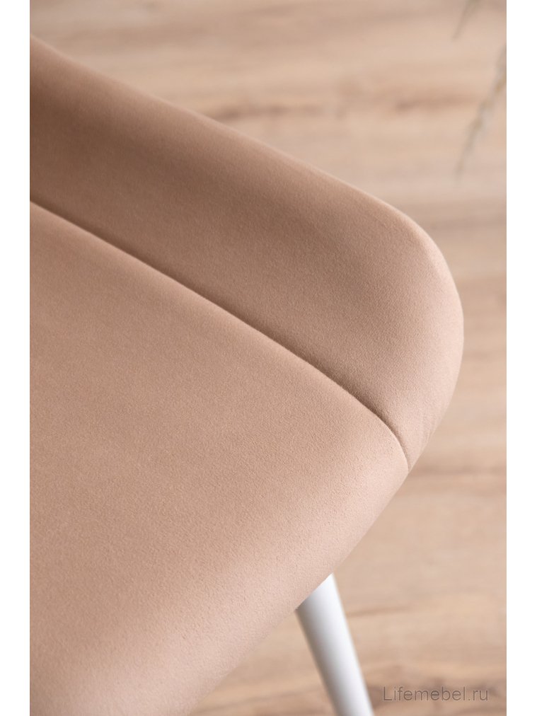 Стул на металлокаркасе Седа бежевый (zd 210) / белый