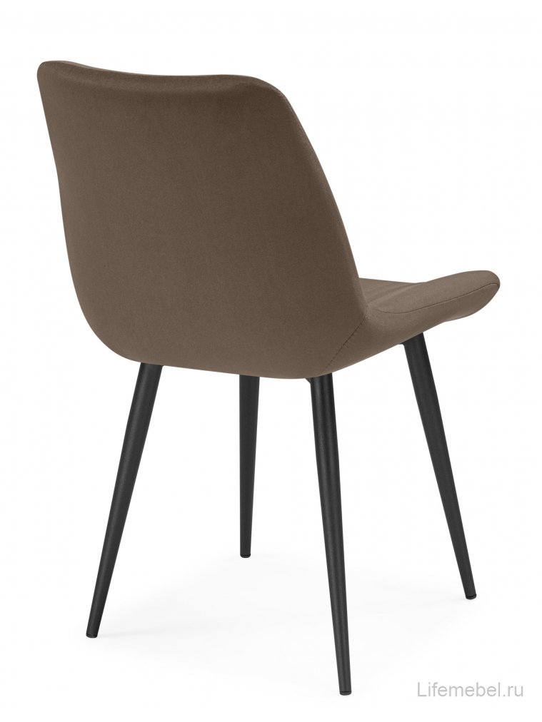 Стул на металлокаркасе Седа коричневый (zd 233) / черный