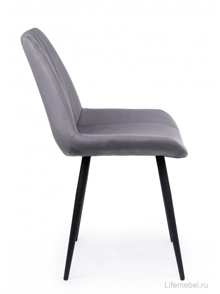 Стул на металлокаркасе Седа темно-серый (zd 995) / черный