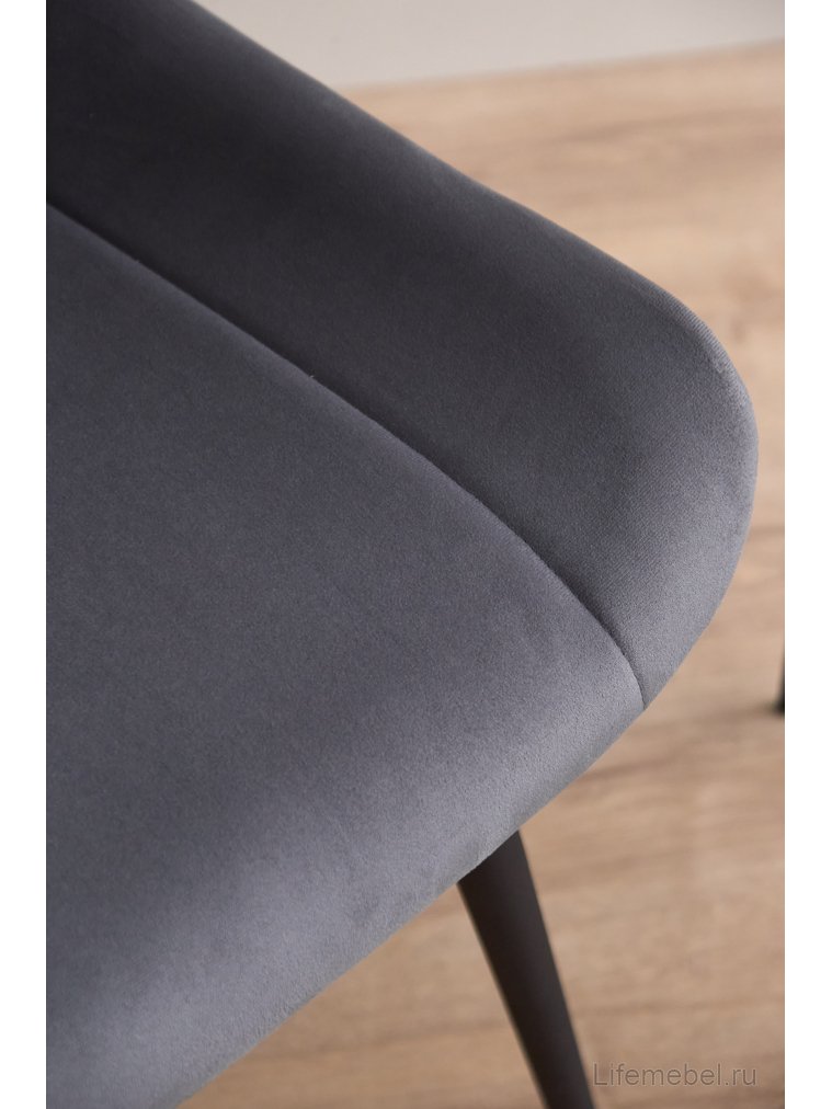 Стул на металлокаркасе Седа темно-серый (zd 995) / черный