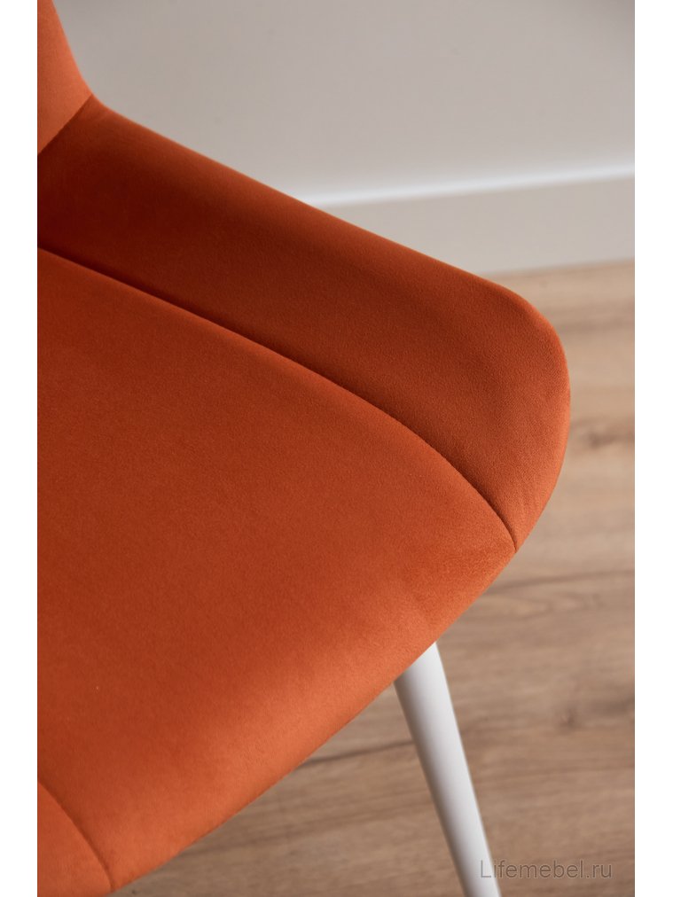 Стул на металлокаркасе Седа терракотовый (zd 432) / белый