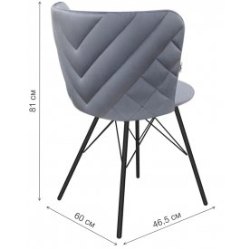 Стул на металлокаркасе SHT-ST36-3/S37