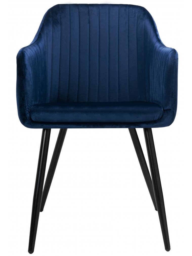 Стул на металлокаркасе Slam dark blue