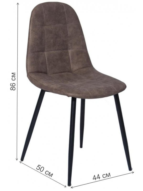 Стул на металлокаркасе SN-7 ткань cowboy 809 / black