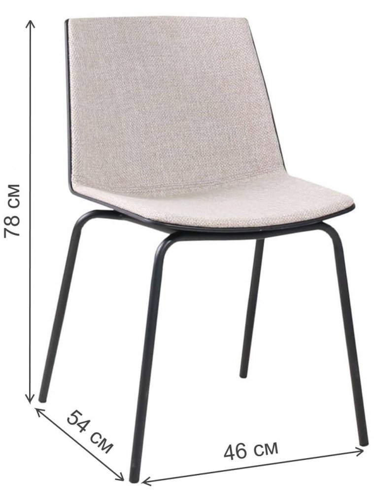 Стул на металлокаркасе Stark бежевый