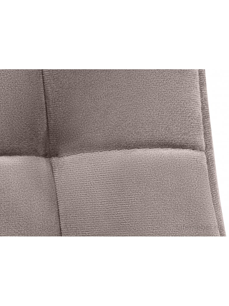 Стул на металлокаркасе Стронг 360 латте (велютто 08) / белый каркас