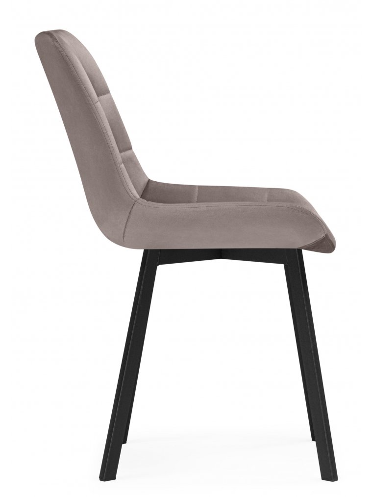 Стул на металлокаркасе Стронг латте / черный