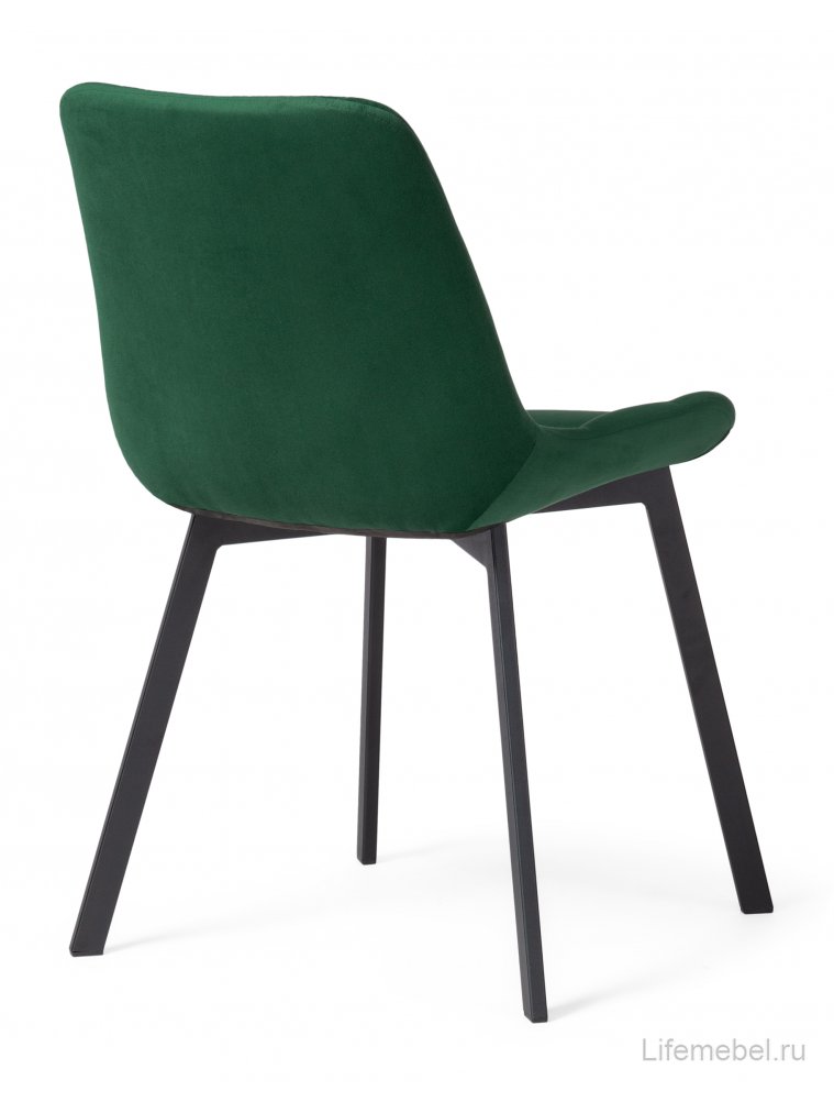 Стул на металлокаркасе Стронг зеленый hl 56 / черный каркас