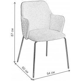 Стул на металлокаркасе Amaretto