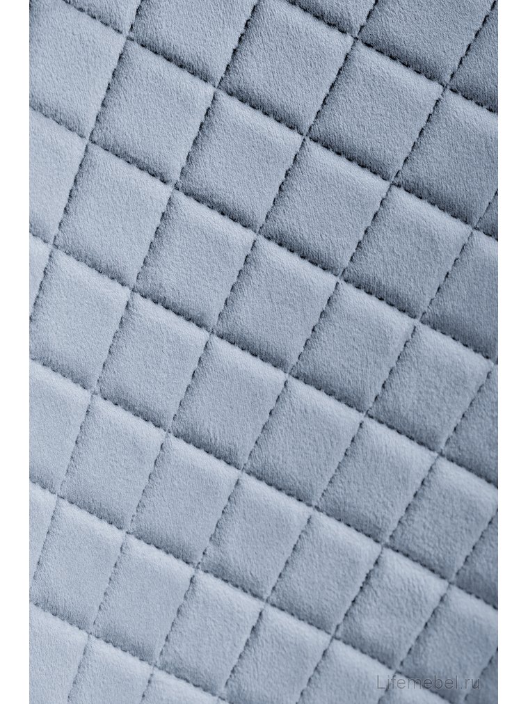 Стул на металлокаркасе Teo light blue / black