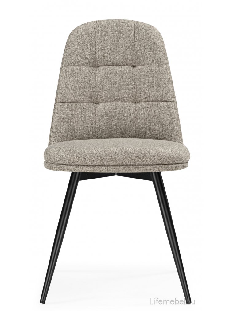 Стул на металлокаркасе Texas 1 поворотный бежевый / черный