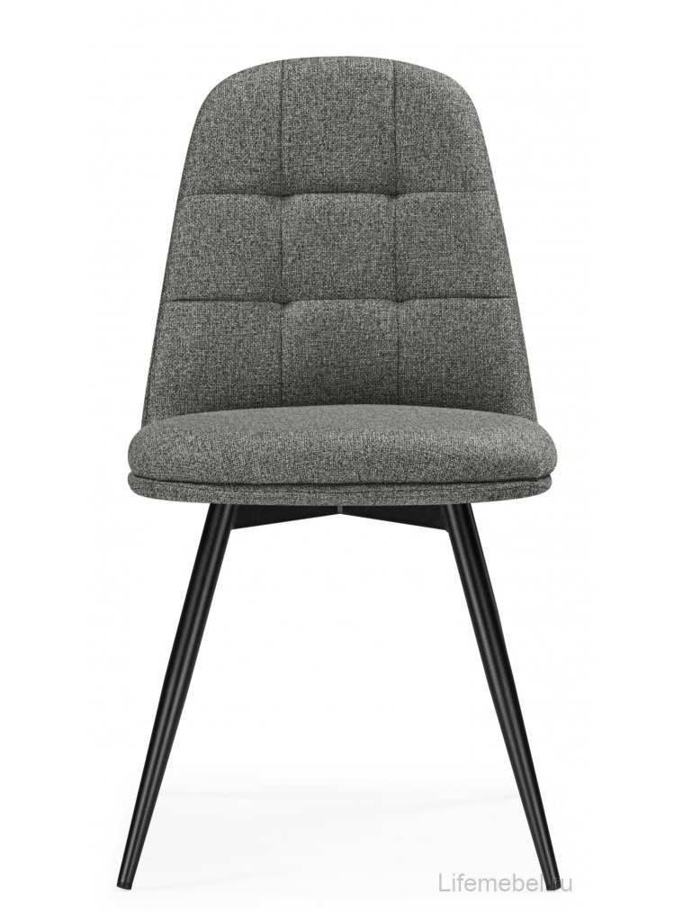 Стул на металлокаркасе Texas 1 поворотный светло-серый / черный