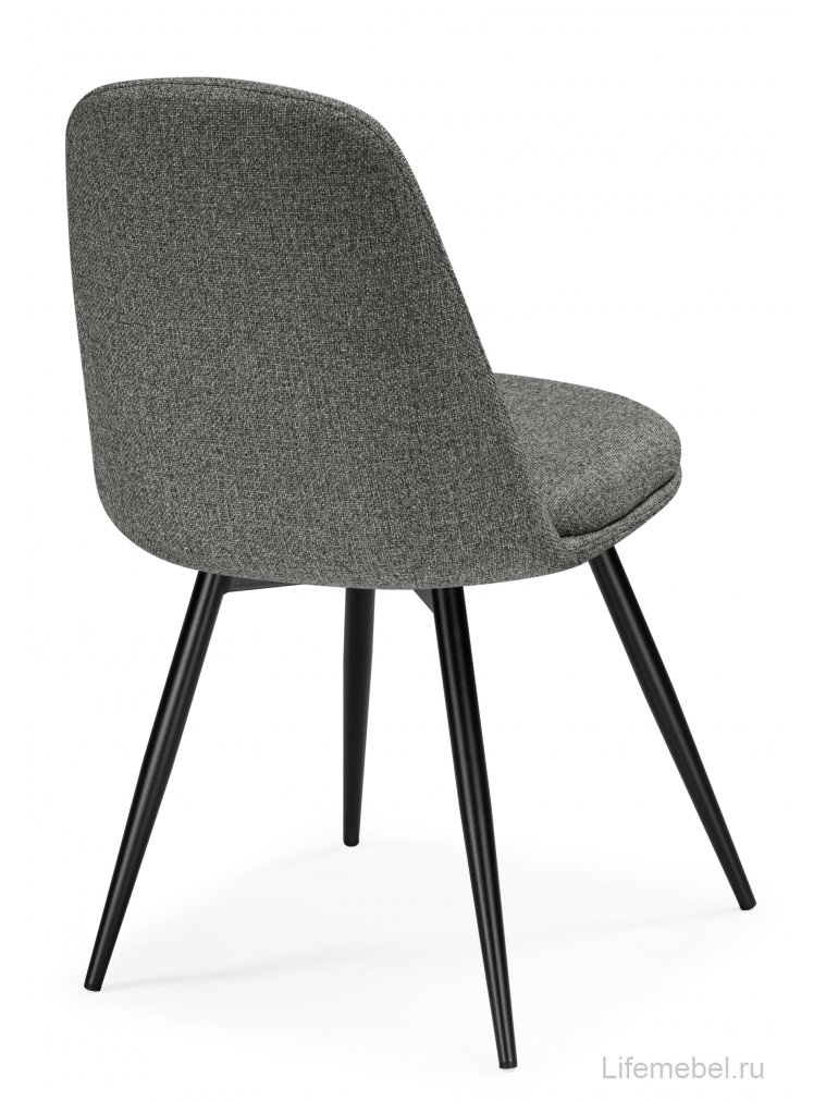 Стул на металлокаркасе Texas 1 поворотный светло-серый / черный