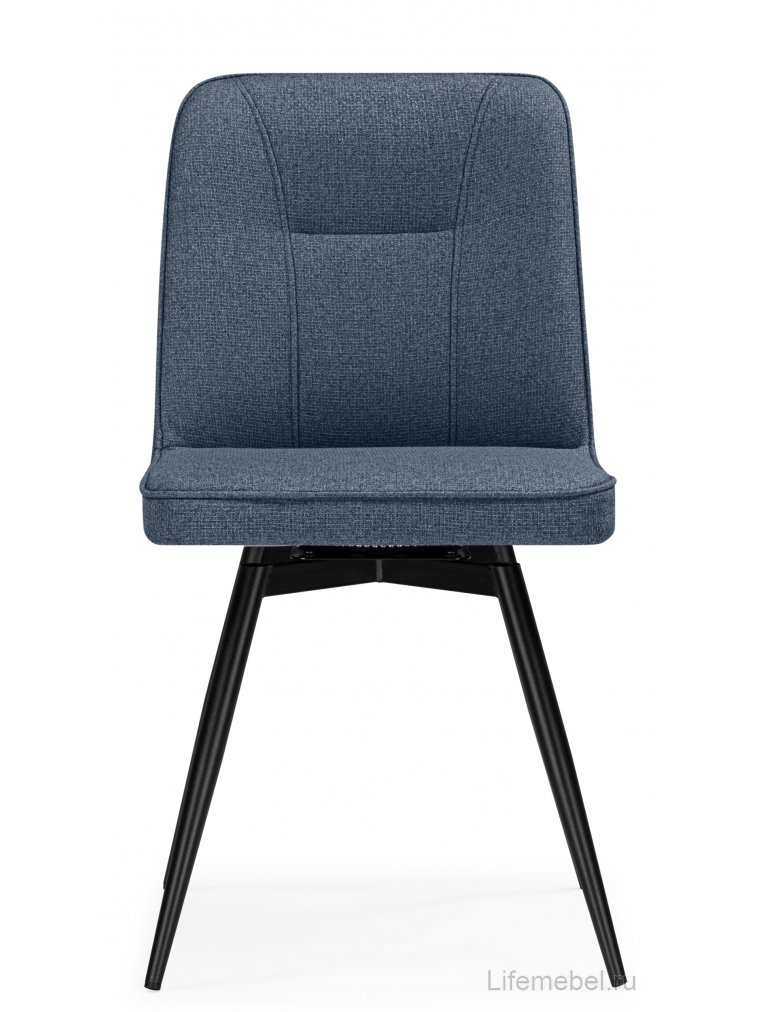 Стул на металлокаркасе Texas 3 поворотный синий / черный