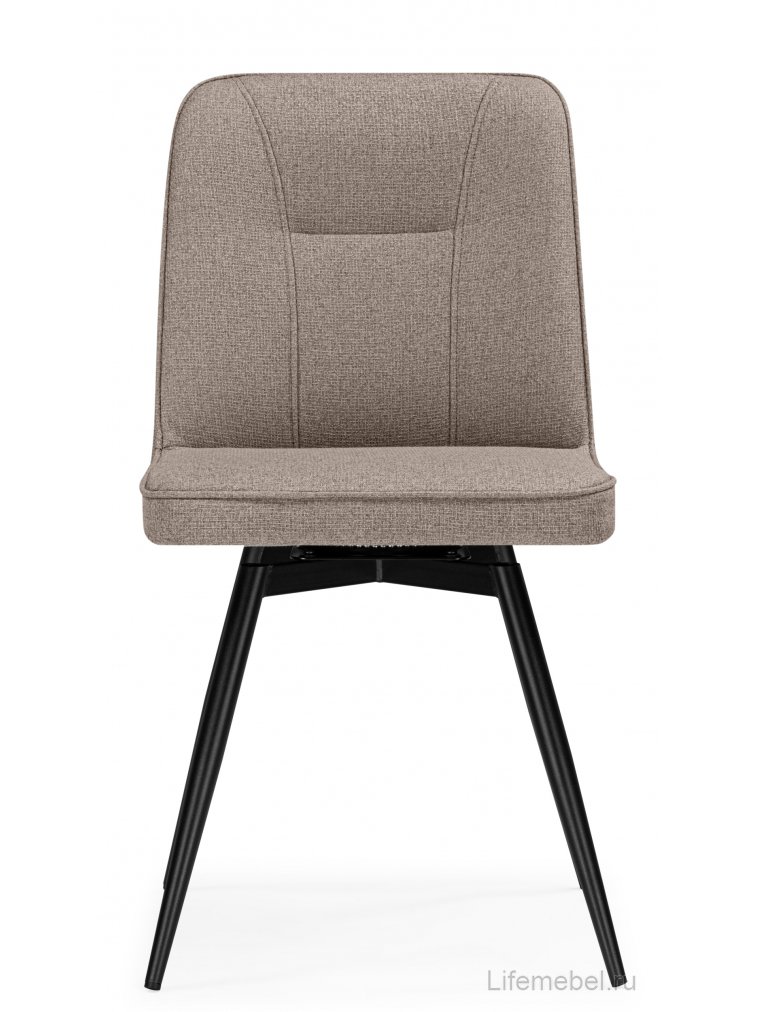 Стул на металлокаркасе Texas 3 поворотный светло-коричневый / черный