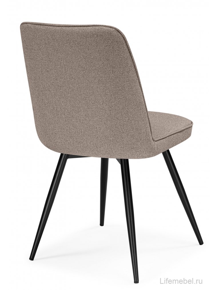 Стул на металлокаркасе Texas 3 поворотный светло-коричневый / черный