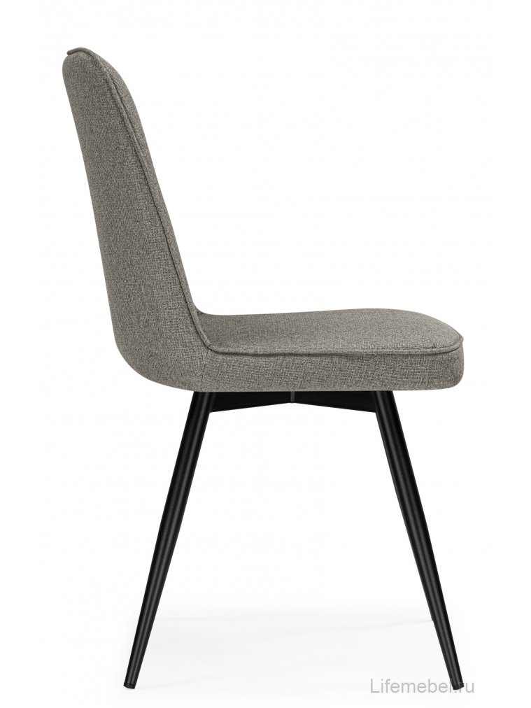 Стул на металлокаркасе Texas 3 поворотный светло-серый / черный