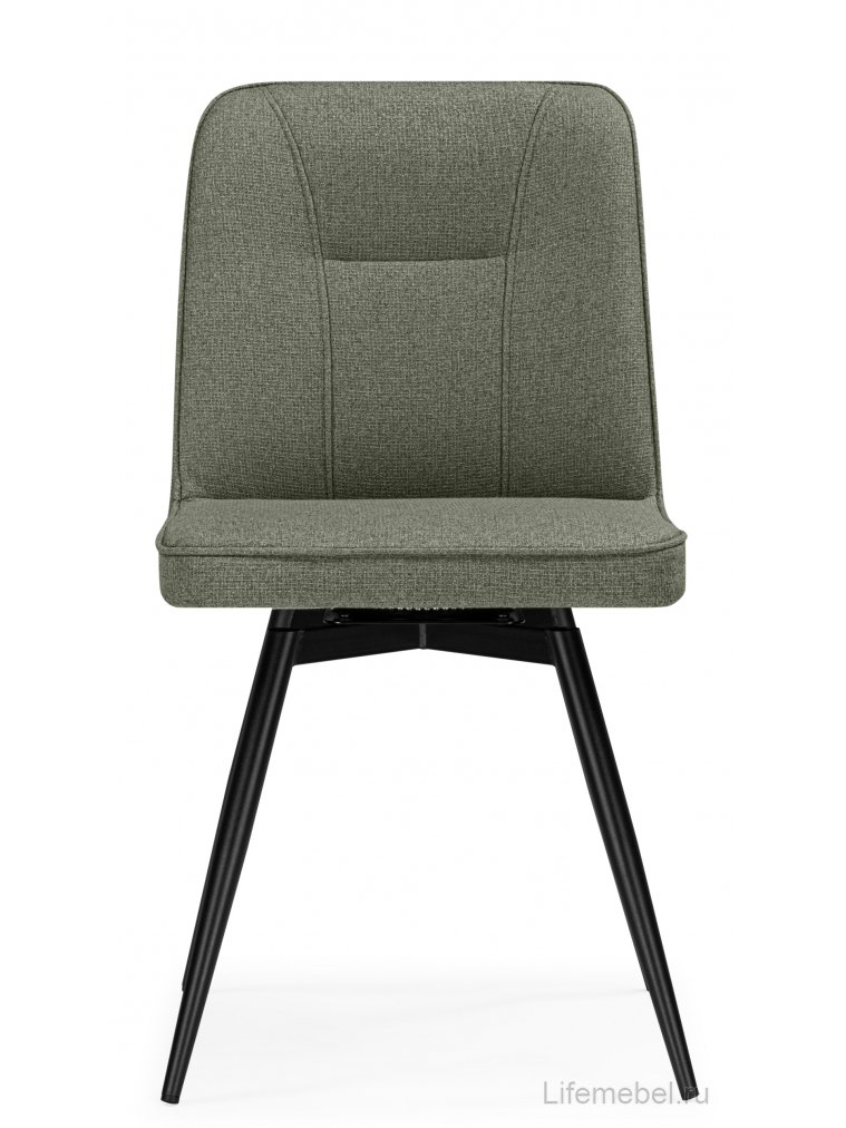 Стул на металлокаркасе Texas 3 поворотный светло-зеленый / черный