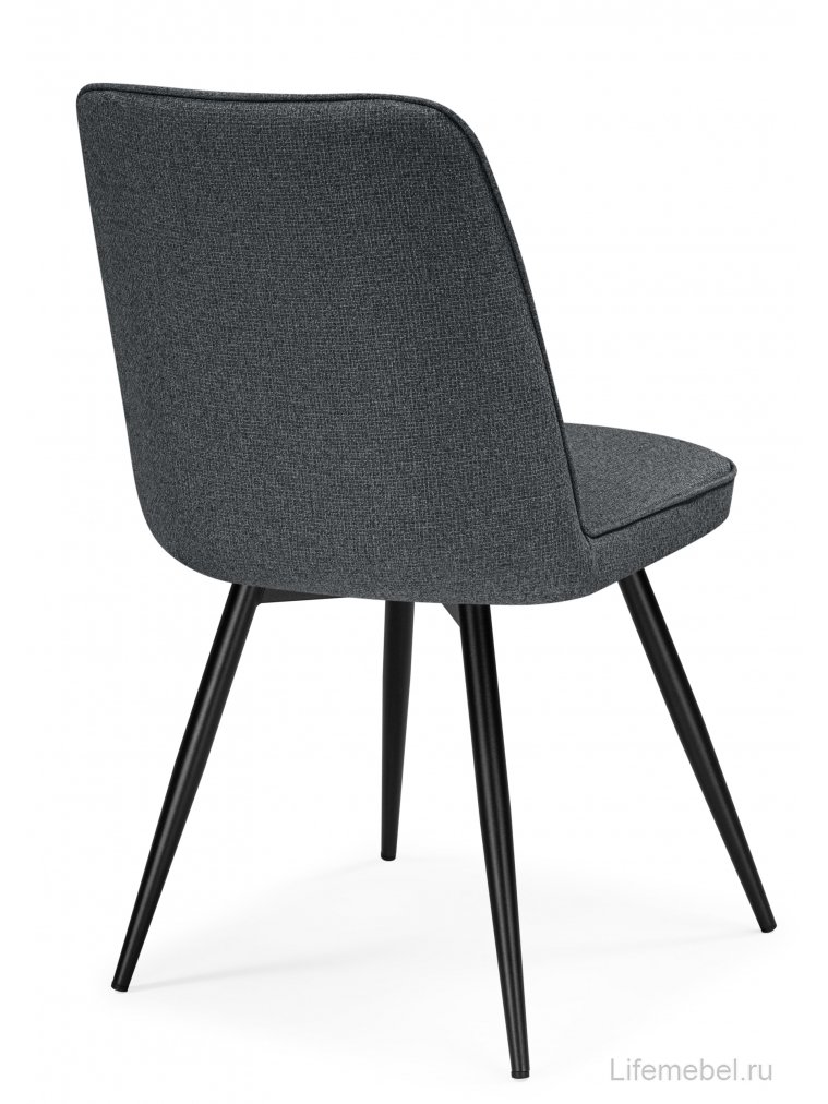 Стул на металлокаркасе Texas 3 поворотный темно-серый / черный