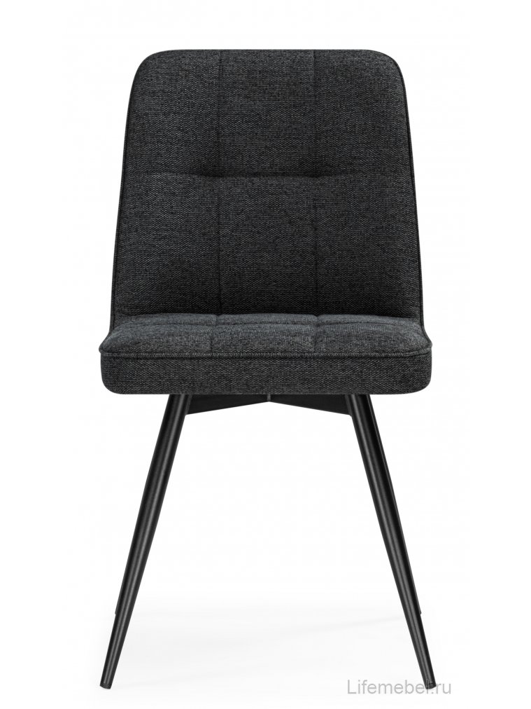 Стул на металлокаркасе Texas 4 поворотный темно-серый / черный