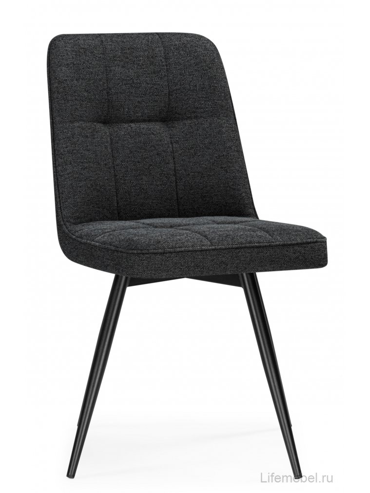 Стул на металлокаркасе Texas 4 поворотный темно-серый / черный