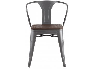 Стул на металлокаркасе Тиоли Арм Вуд