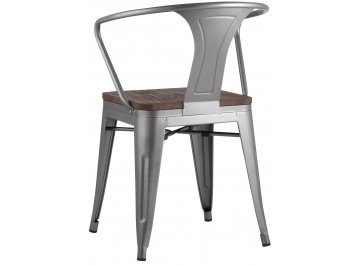 Стул на металлокаркасе Тиоли Арм Вуд