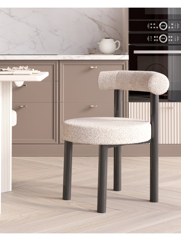 Стул на металлокаркасе Tomo бежевый