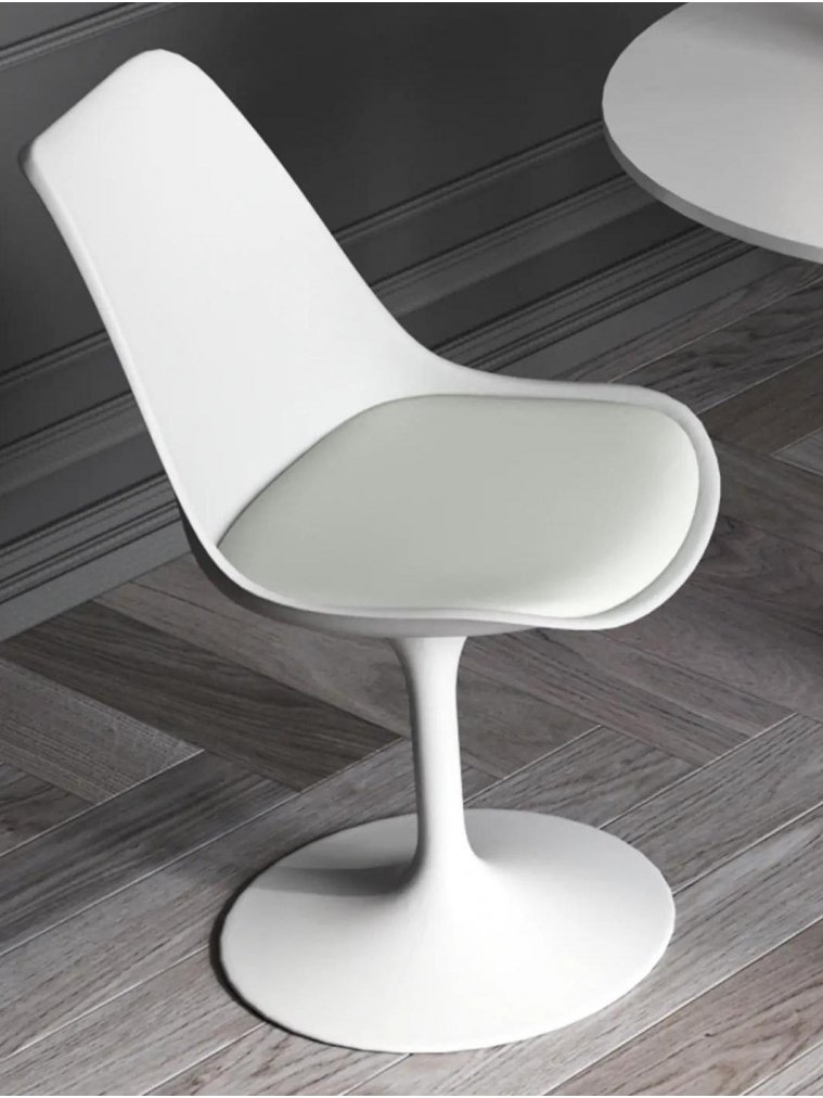 Стул на металлокаркасе Rose белый