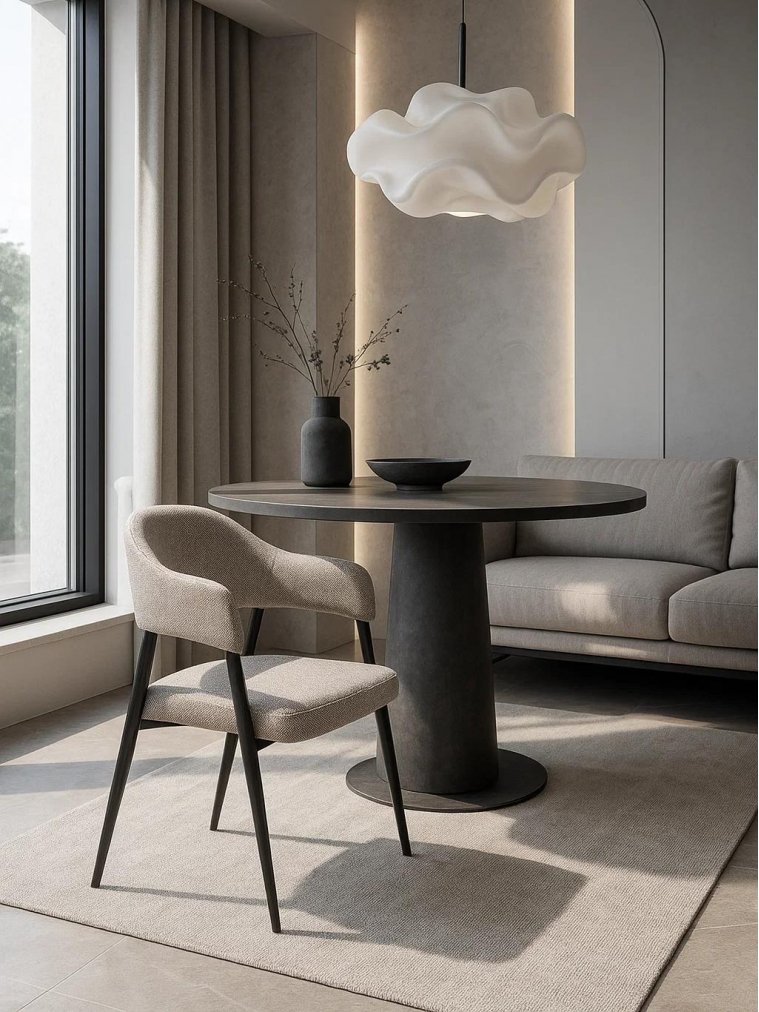 Стул на металлокаркасе Twin gray / black