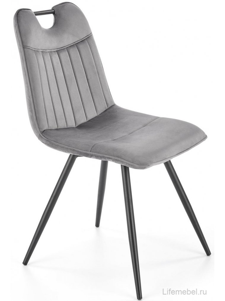 Стул на металлокаркасе Варрачер серый
