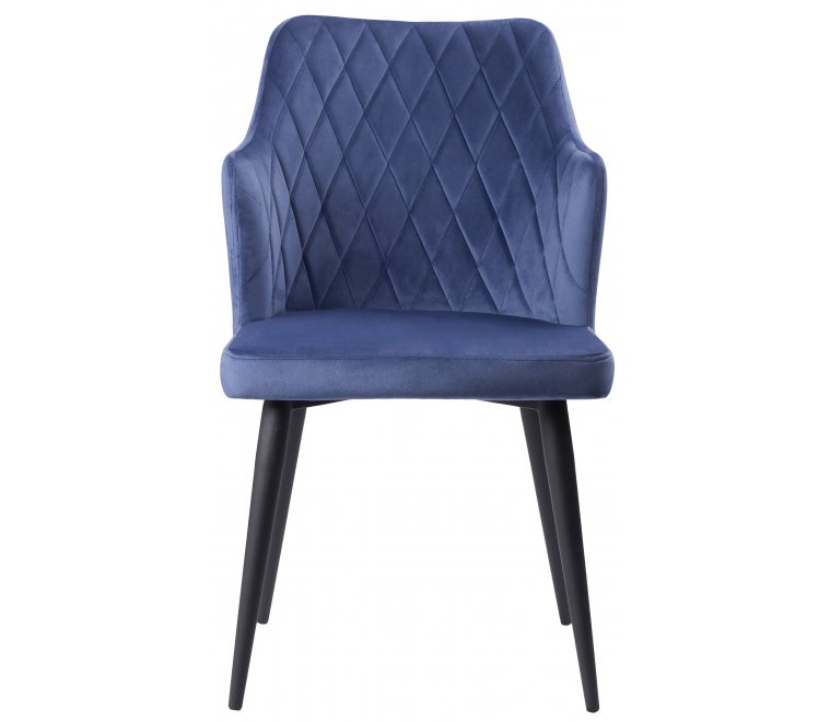 Стул на металлокаркасе Velen dark blue