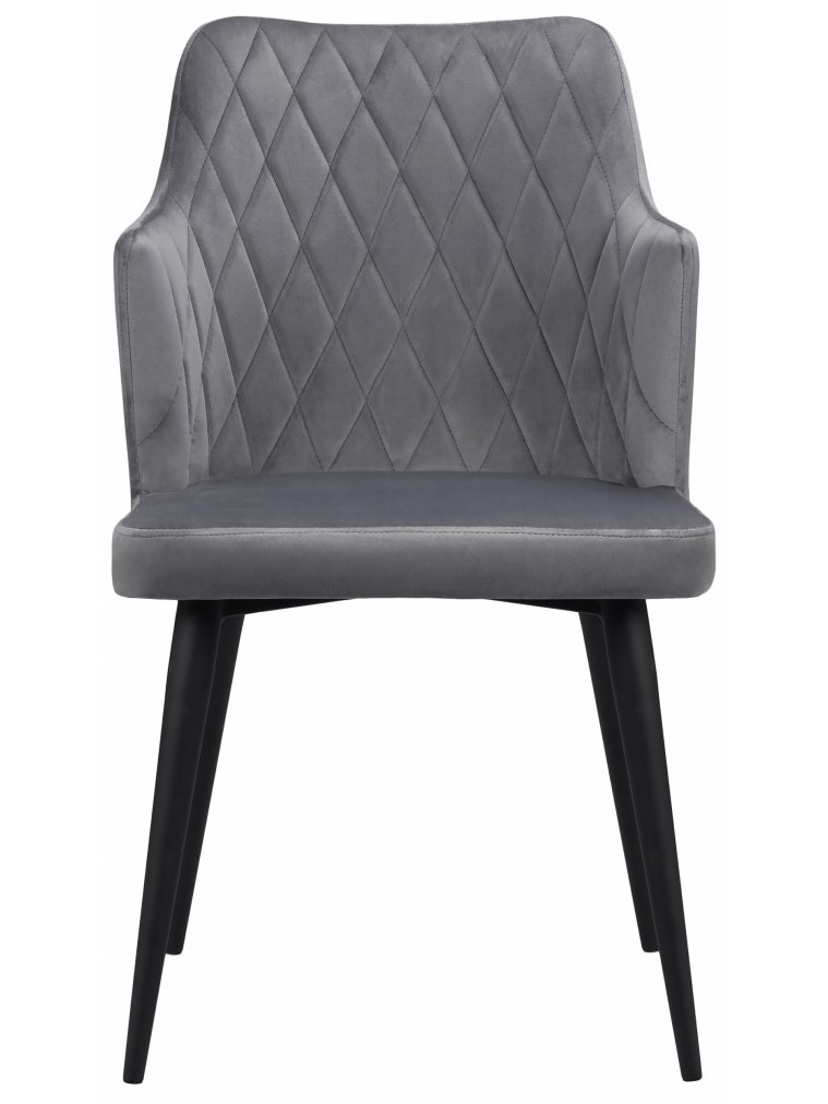 Стул на металлокаркасе Velen dark gray
